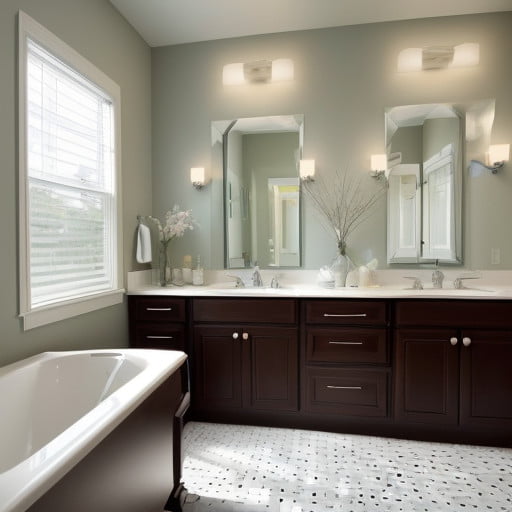 luxury vanity with proper ventilation in bathroom remodel ideas