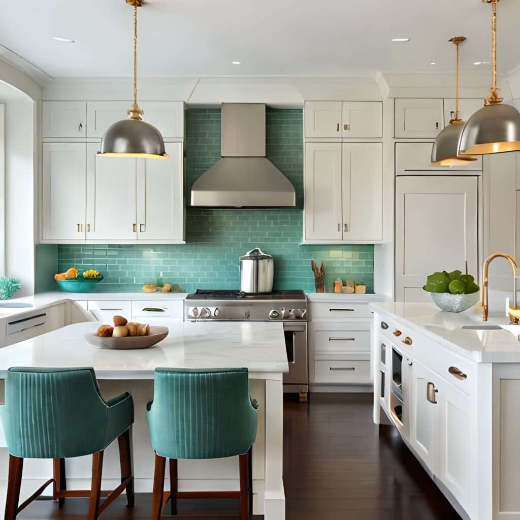 Backsplash Ideas for White Cabinets and Granite Countertops