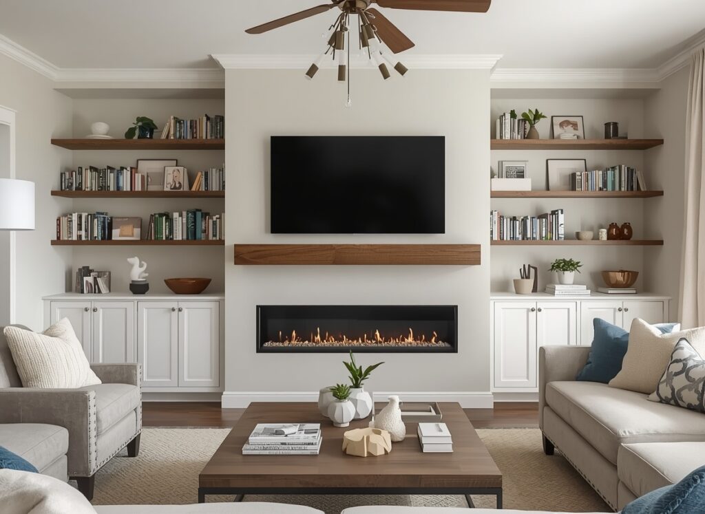 awkward rectangular living room furniture arrangement