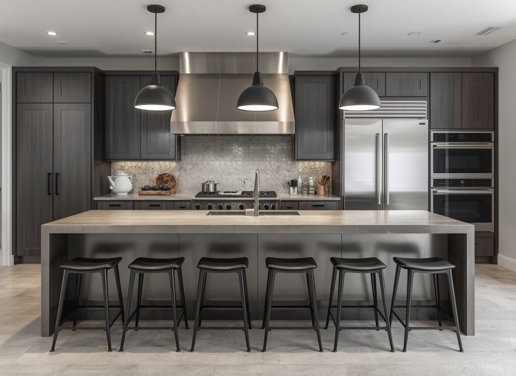 kitchen island with seating