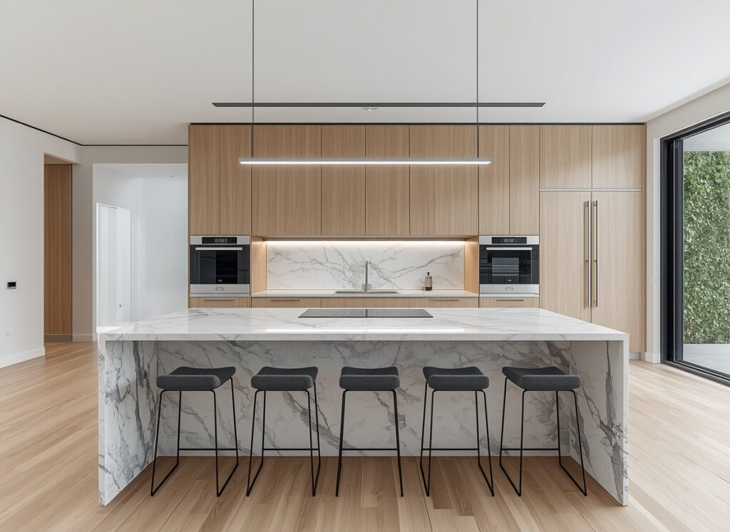 kitchen island with seating