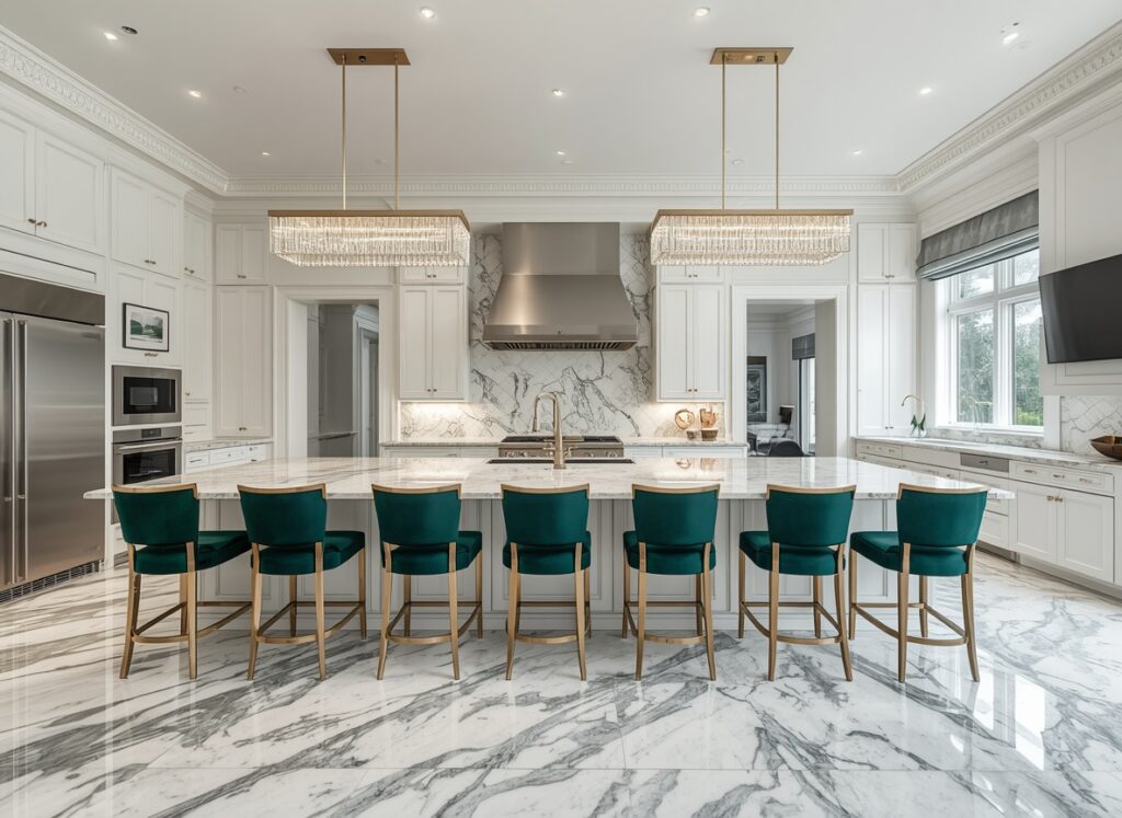 Kitchen island seating ideas