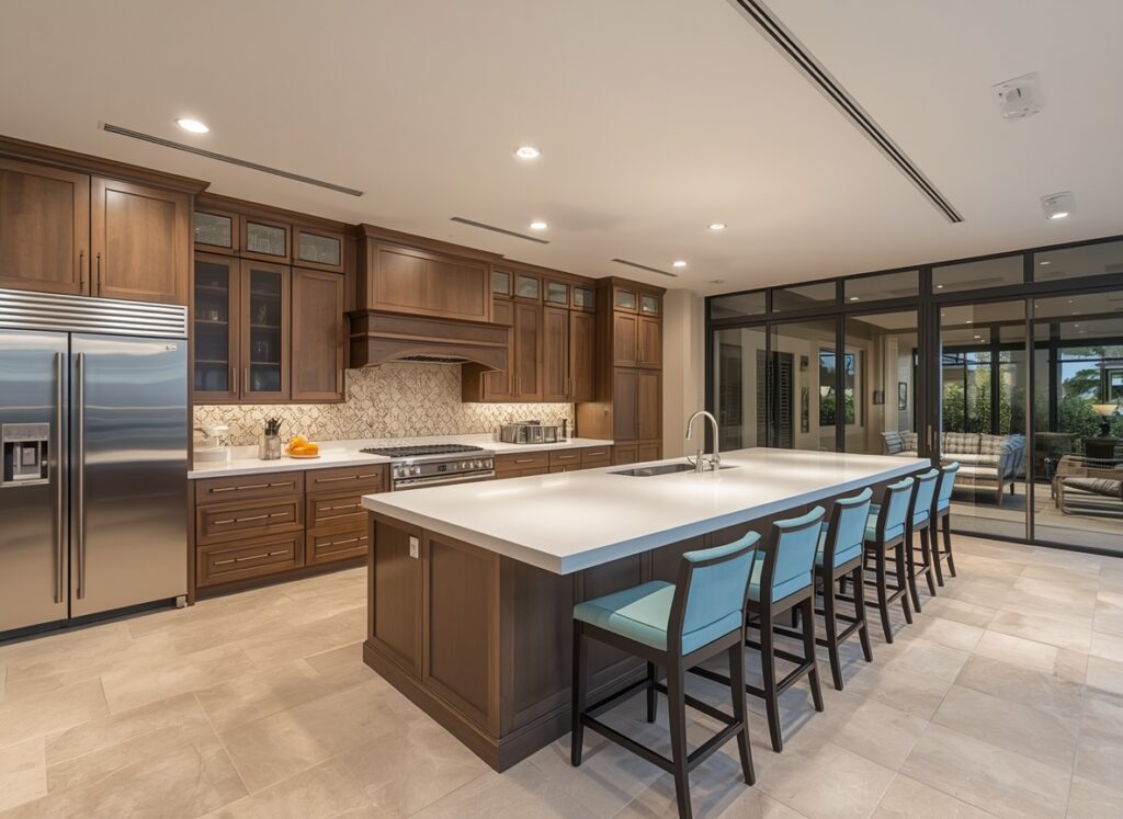 Kitchen island seating ideas