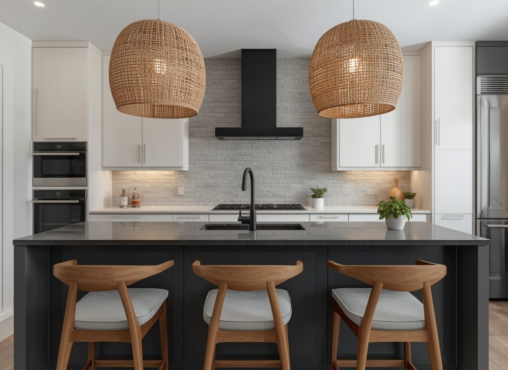 kitchen island with seating