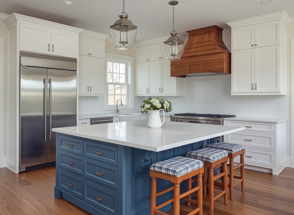 kitchen island with seating