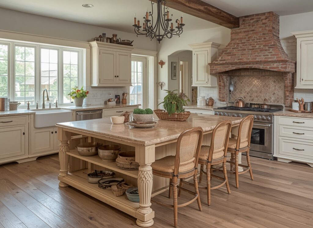 kitchen island with seating