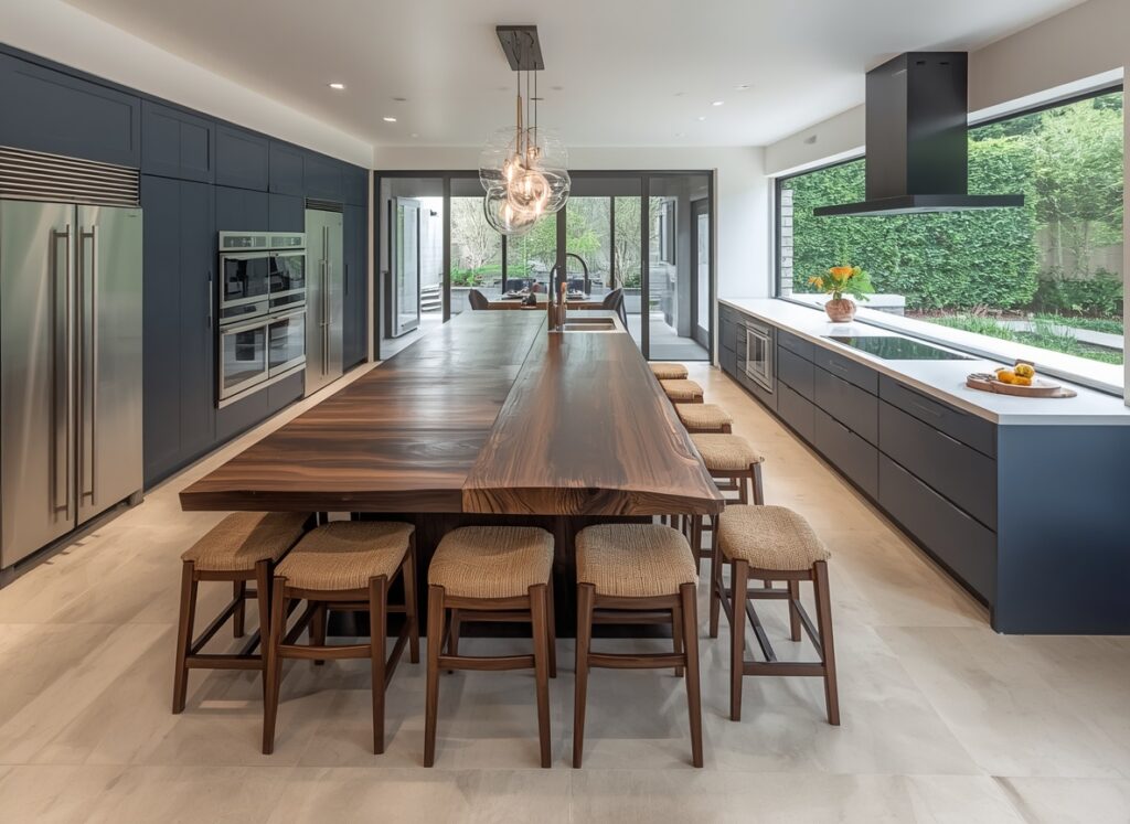 kitchen island with seating