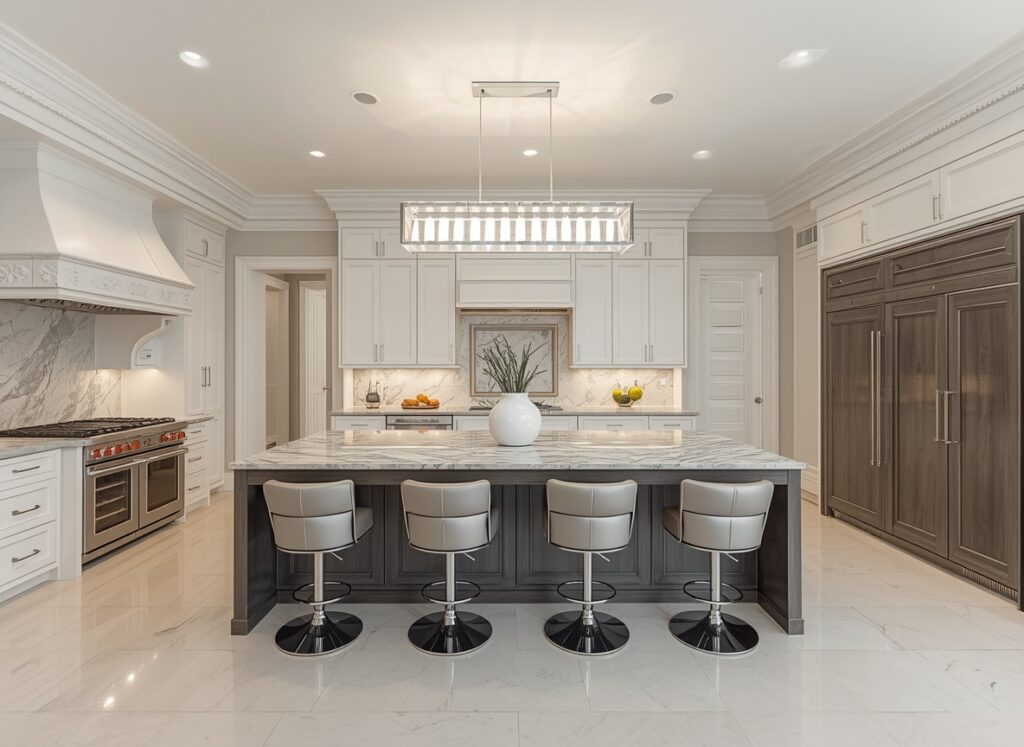 kitchen island with seating