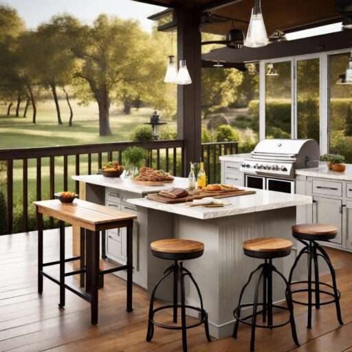 Kitchen Island with Seating