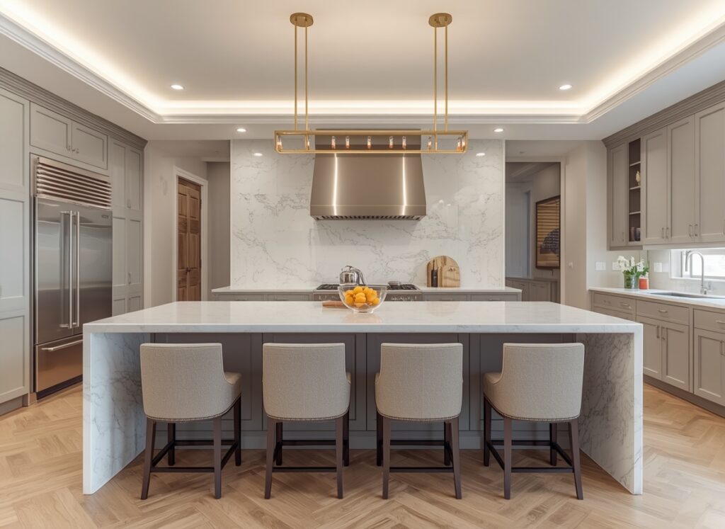kitchen island with seating