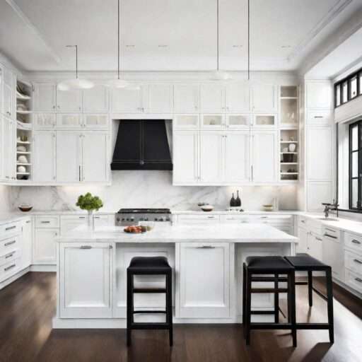 45 Excellent Ideas For Black And White Kitchen Decor