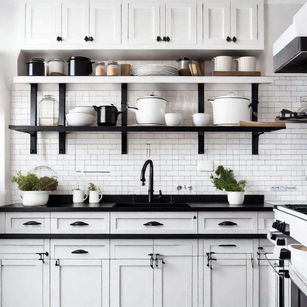 45 Excellent Ideas For Black And White Kitchen Decor