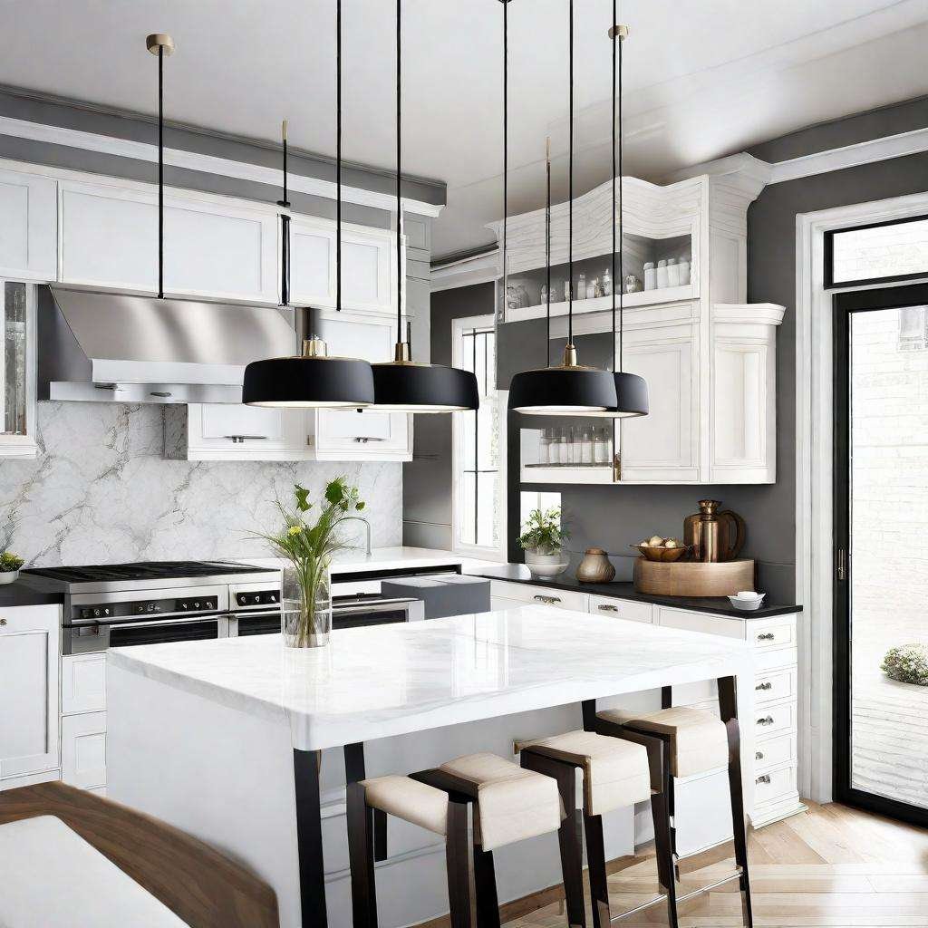 45 Excellent Ideas For Black And White Kitchen Decor