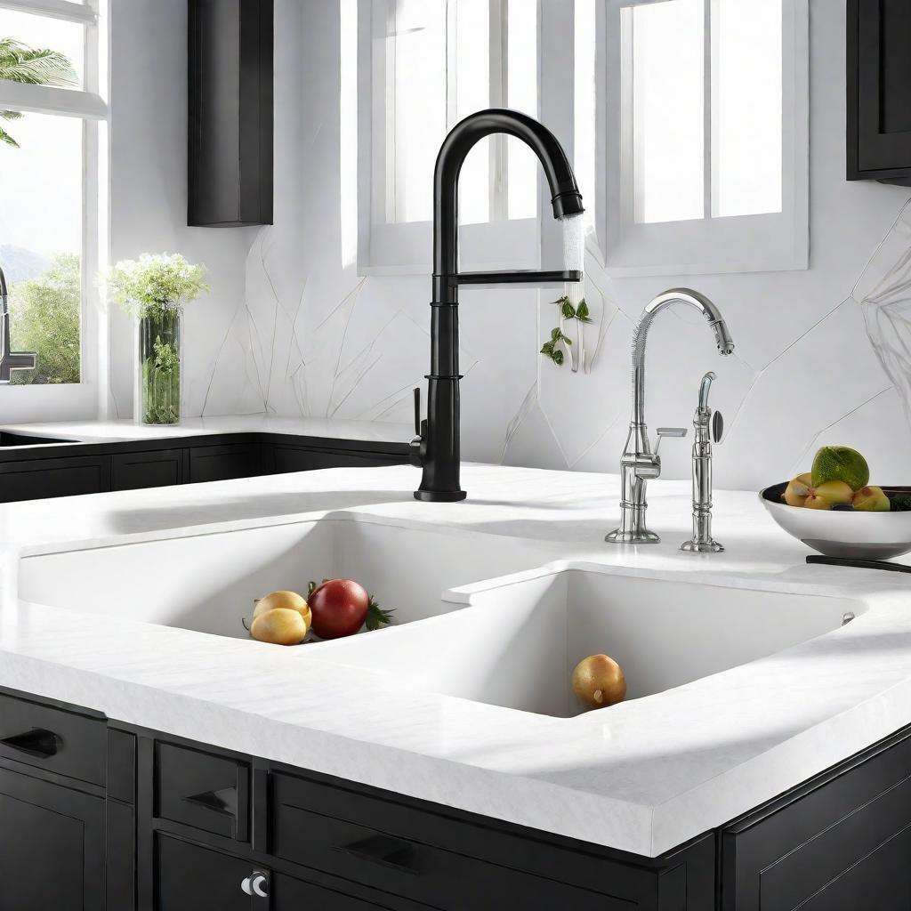 45 Excellent ideas for black and white kitchen decor