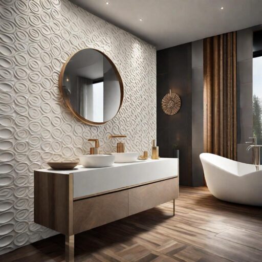 Master Bathroom Accent Walls