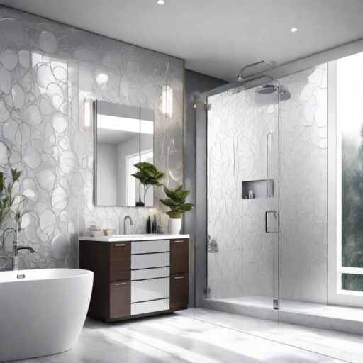 Master Bathroom Accent Walls