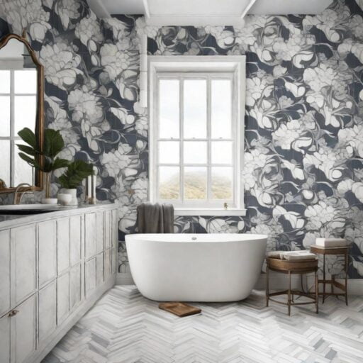 Master Bathroom Accent Walls