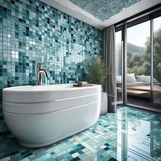 Master Bathroom Accent Walls