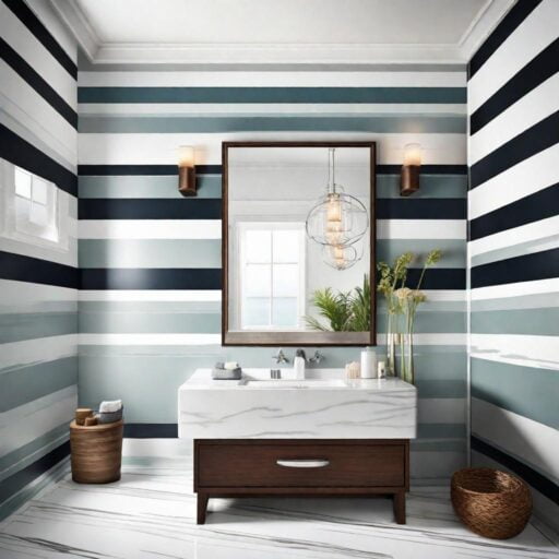 Master Bathroom Accent Walls