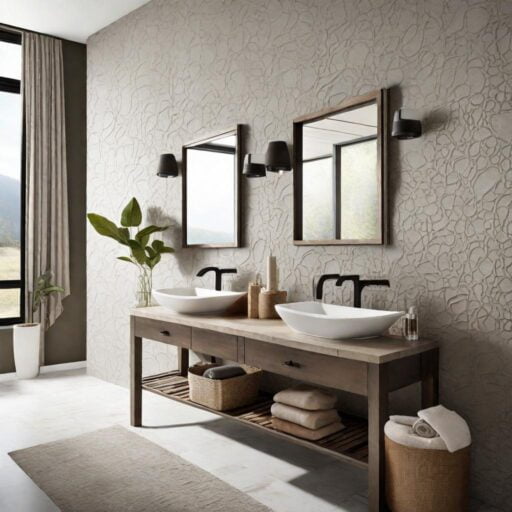 Master Bathroom Accent Walls