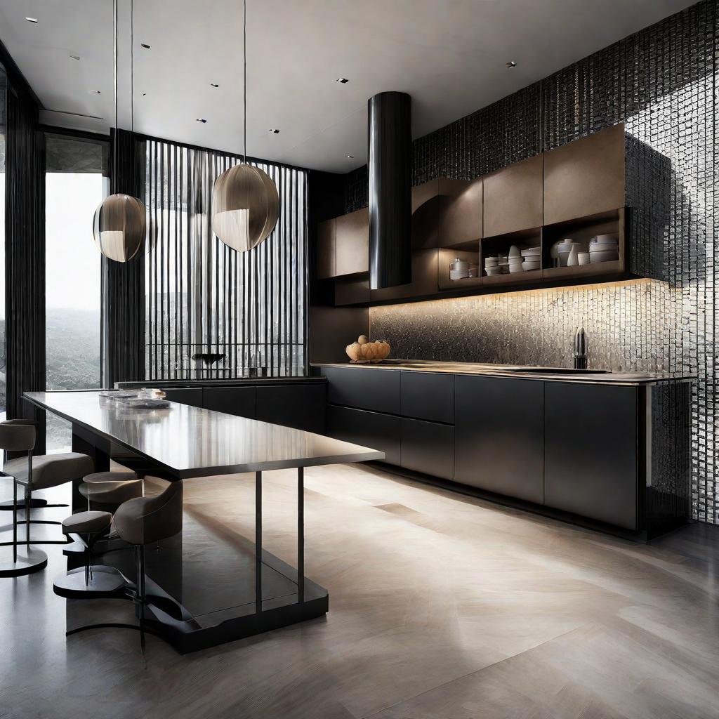 open concept kitchen layout for luxury moderen kitchen design