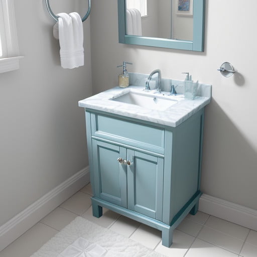 Small Bathroom Vanity with Sink