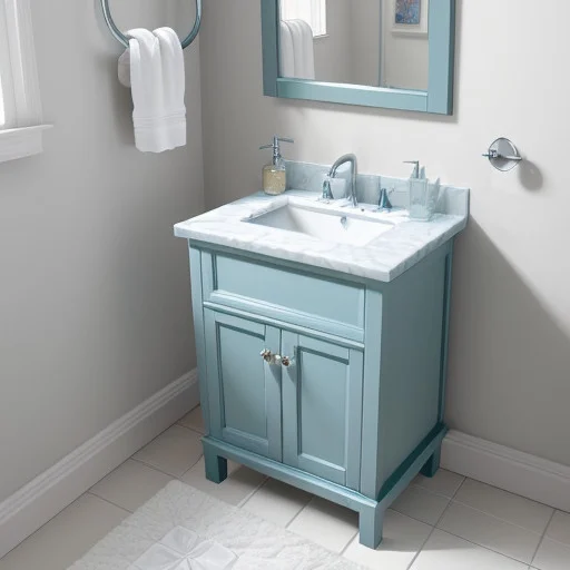 Small Bathroom Vanity with Sink