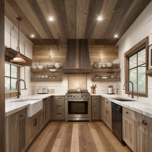 Simple Small Kitchen Ceiling Design