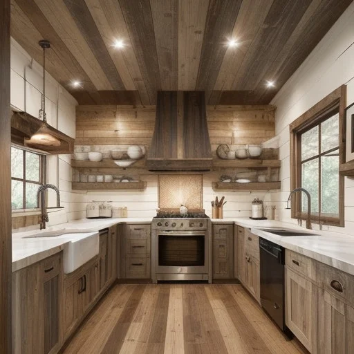 Simple Small Kitchen Ceiling Design