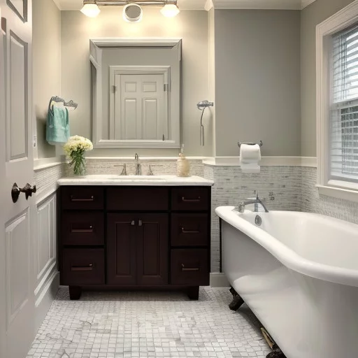 small bathroom vanity with sink