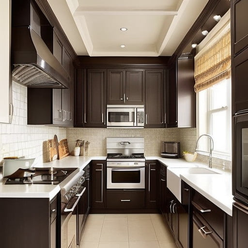 Simple small kitchen ceiling design