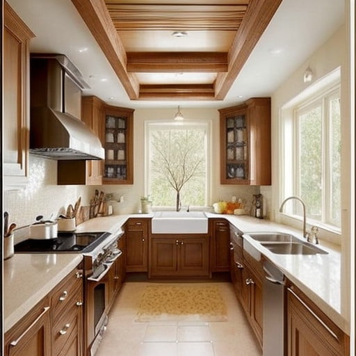 Simple Small Kitchen Ceiling Design