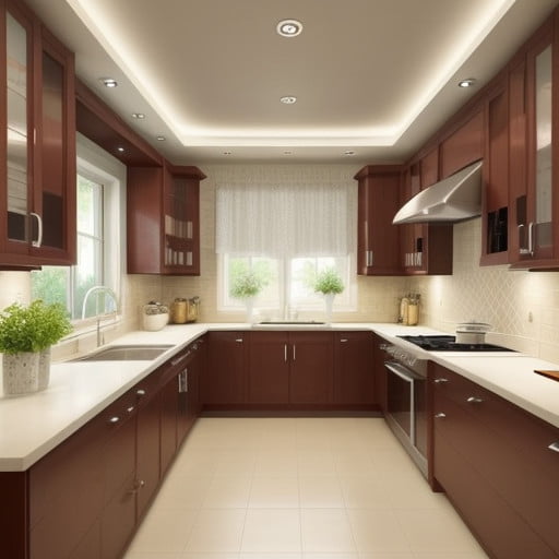 Simple Small Kitchen Ceiling Design