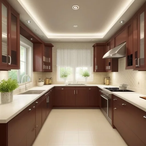 Simple Small Kitchen Ceiling Design