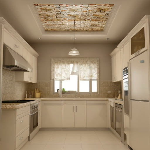 simple small kitchen ceiling design