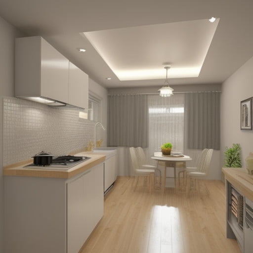 simple small kitchen ceiling design