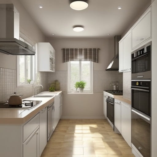Simple Small Kitchen Ceiling Design