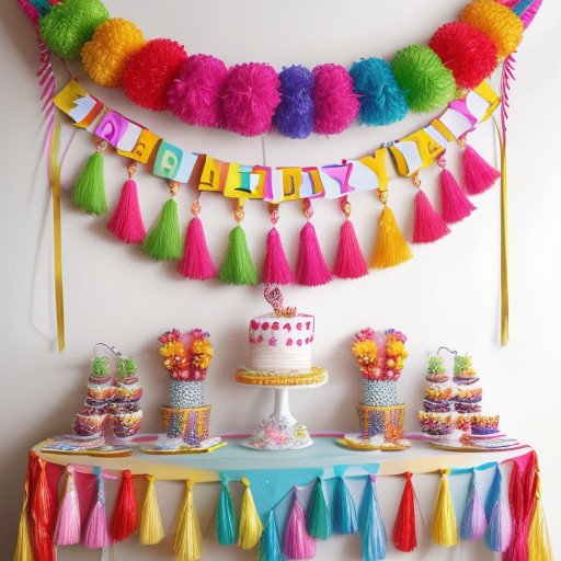 Simple Birthday Decoration for the Wall at Home