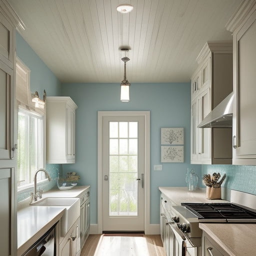 simple small kitchen ceiling design