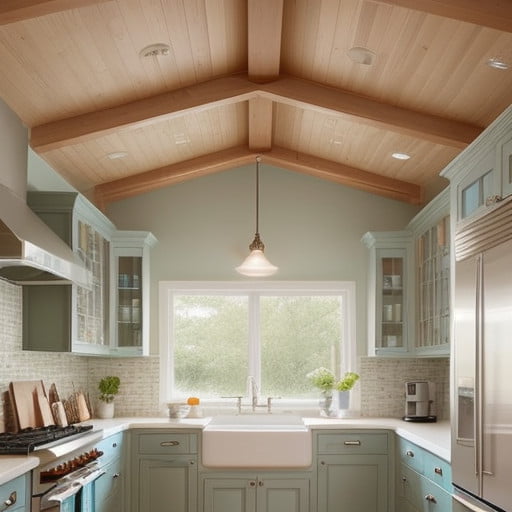 simple small kitchen ceiling design