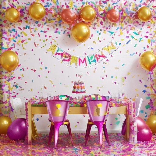 Simple Birthday Decoration for the Wall at Home