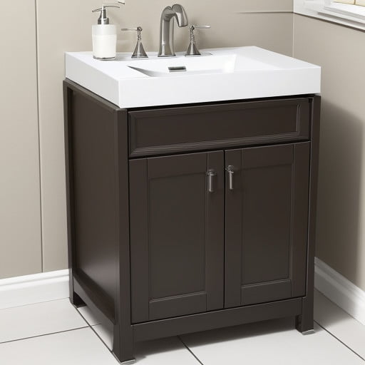 Small Bathroom Vanity with Sink