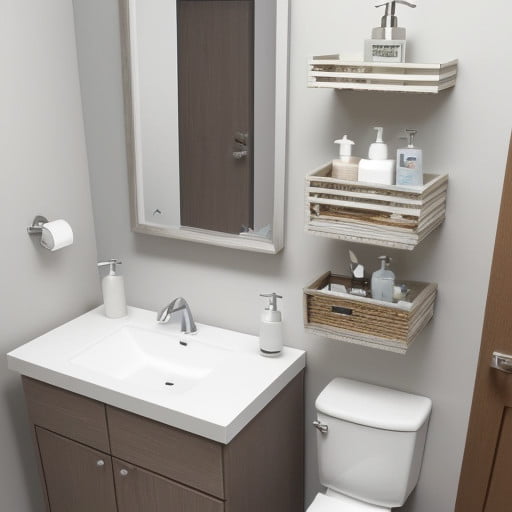 Small Bathroom Vanity with Sink