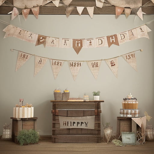 Simple Birthday Decoration for the Wall at Home