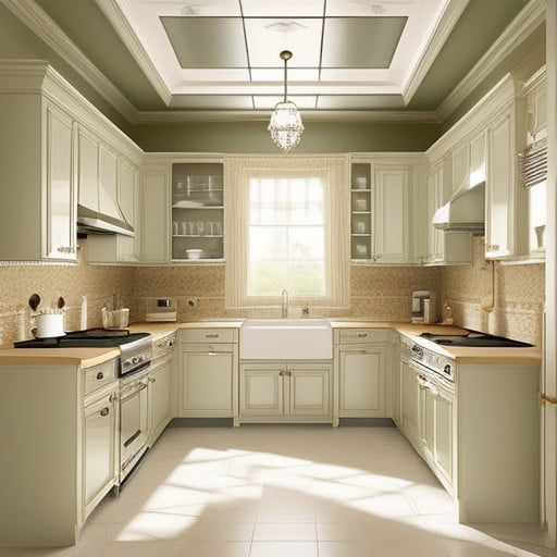 simple small kitchen ceiling design