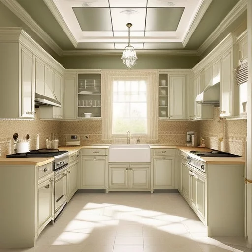 simple small kitchen ceiling design