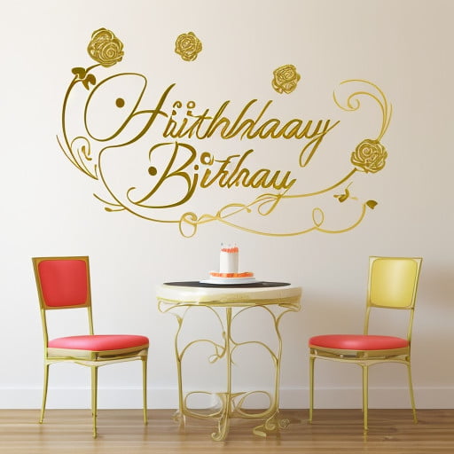 Simple Birthday Decoration for the Wall at Home