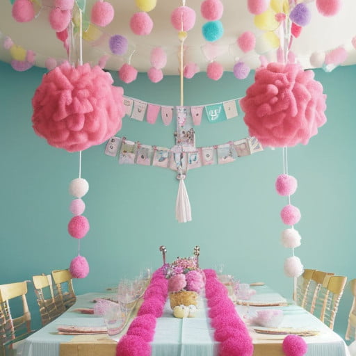 Simple Birthday Decoration for the Wall at Home