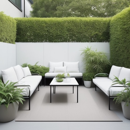 creating a minimalist garden escape Rectangle Patio Layout Ideas