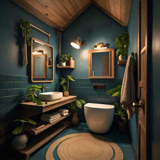 Natural Materials and Plants in Bathroom Design